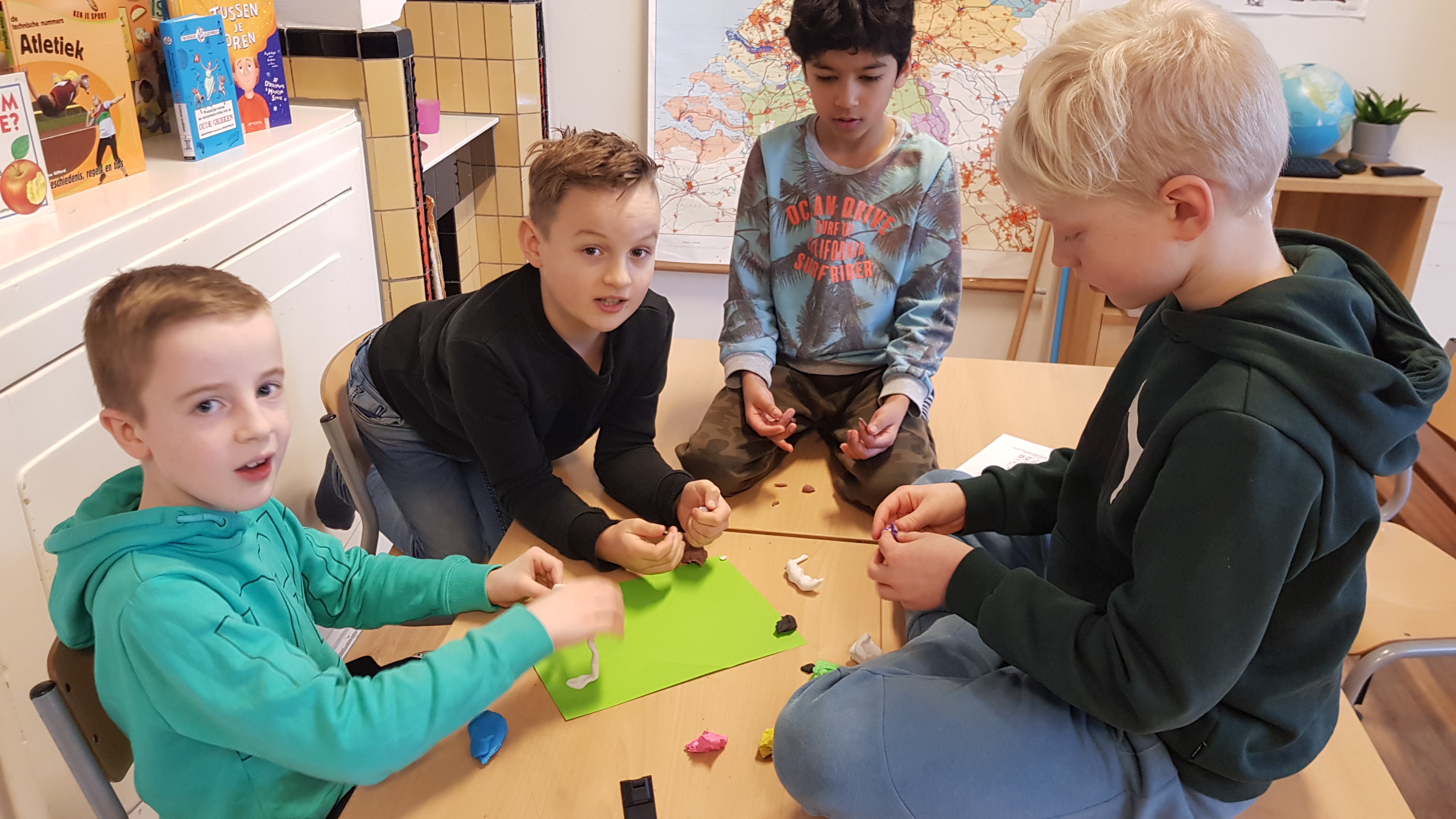 Kunstenaar in de klas